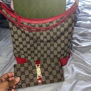 Gucci bag & wallet